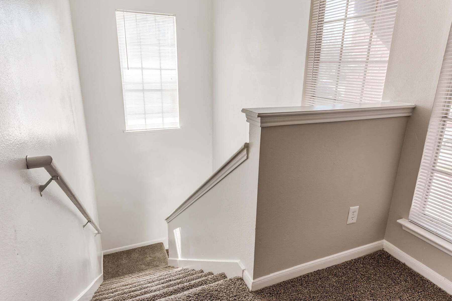 Townhome staircase at Hollow Creek in Conroe TX